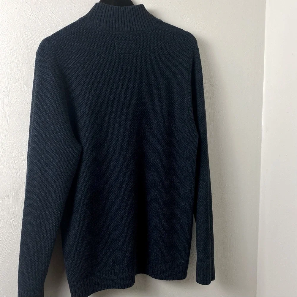 Men Sweater by An Original Flag & Anthem Dry Goods Supply Navy Blue. Sz M.